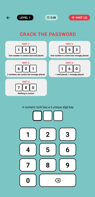 Crack the Password Gameplay